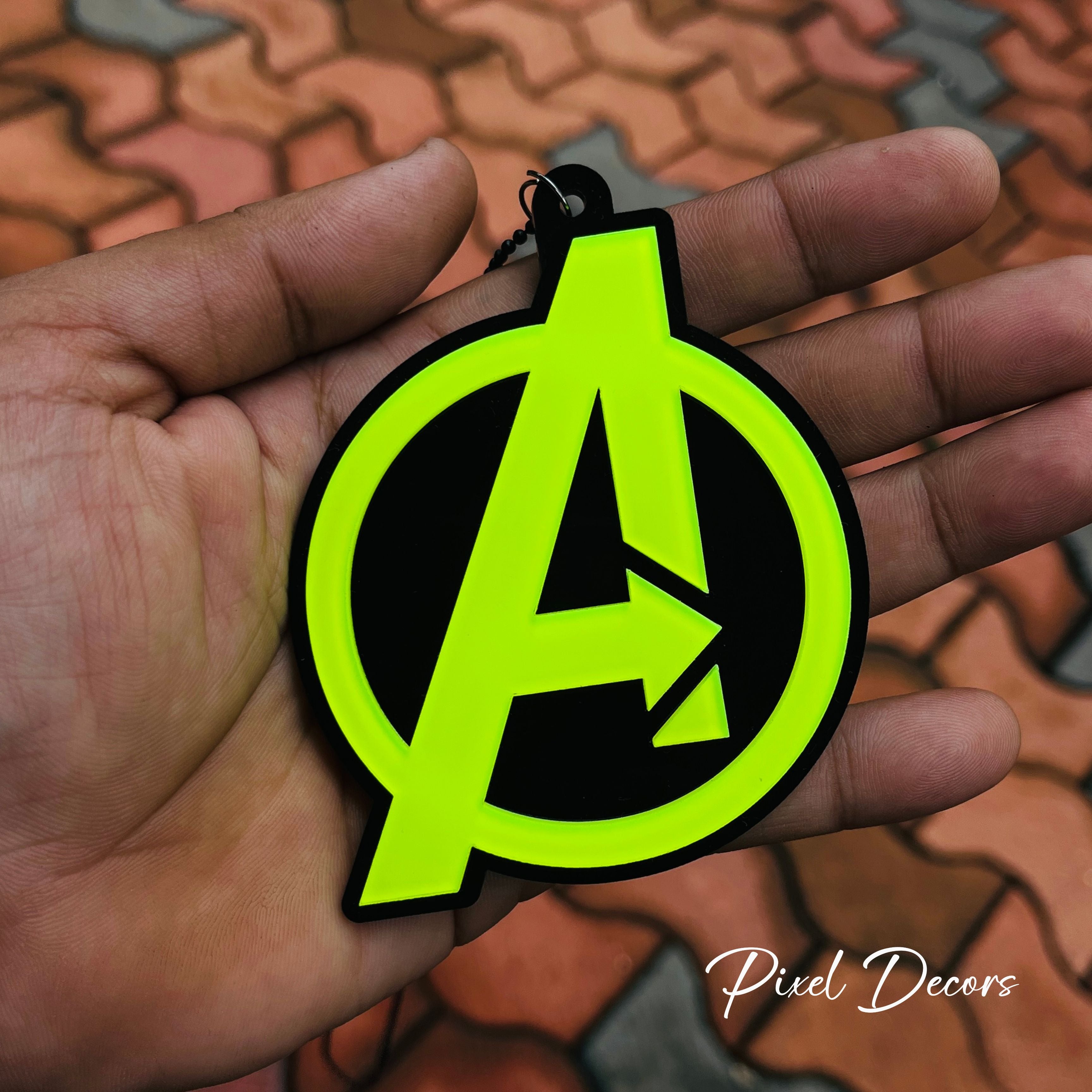 Avengers Fluorescent Car Mirror Hanging
