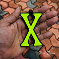 X Fluorescent Car Mirror Hanging