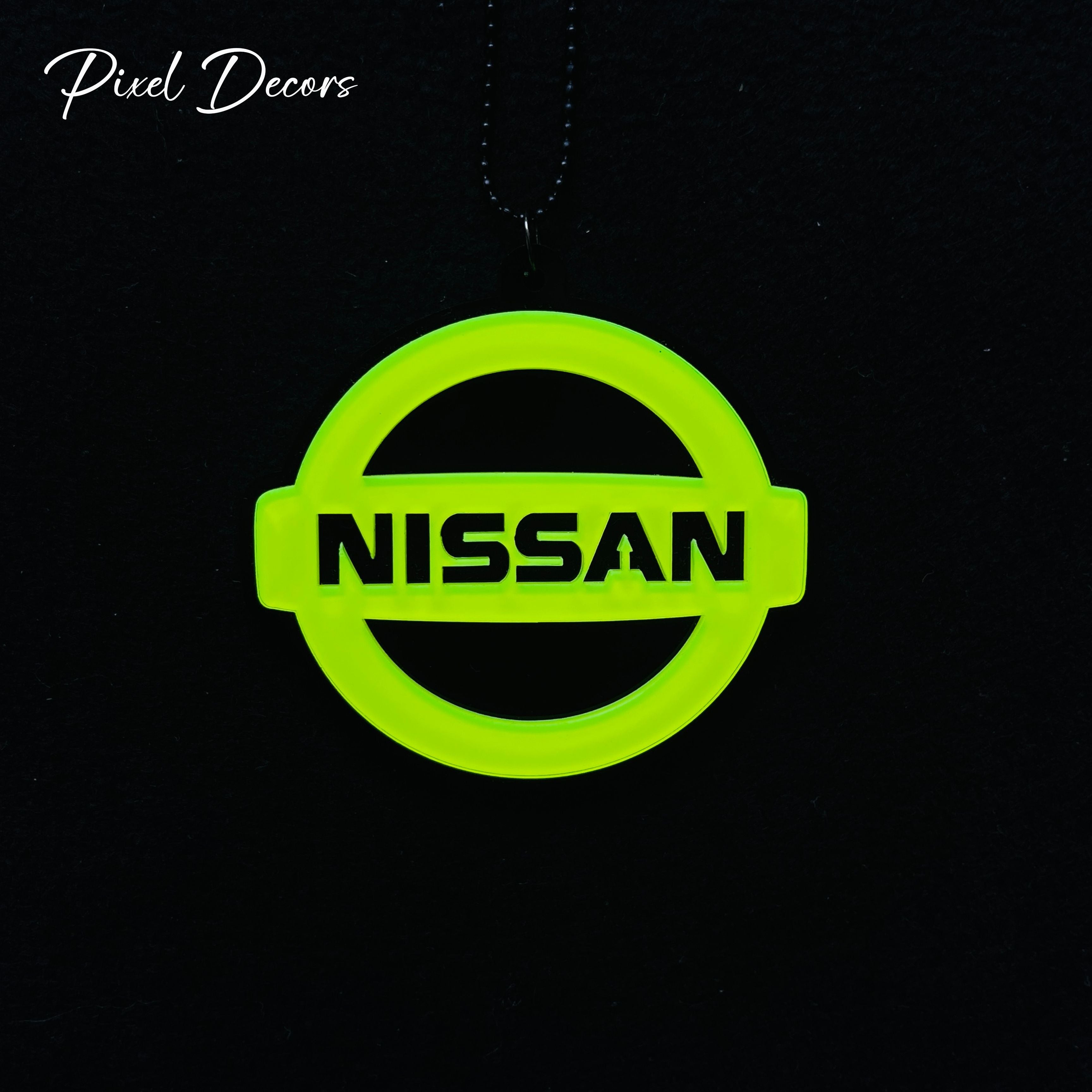 Nissan Fluorescent Car Mirror Hanging
