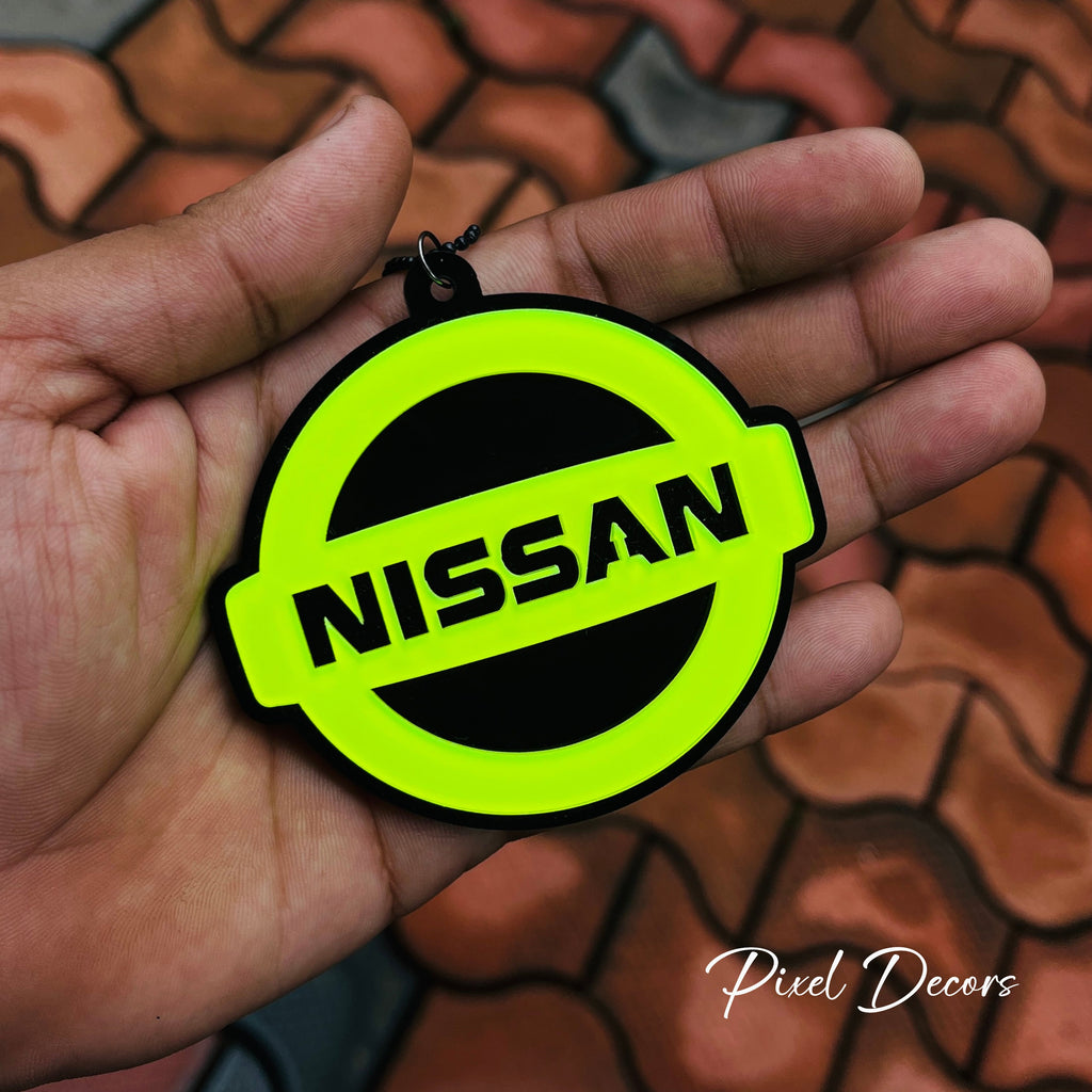 Nissan Fluorescent Car Mirror Hanging