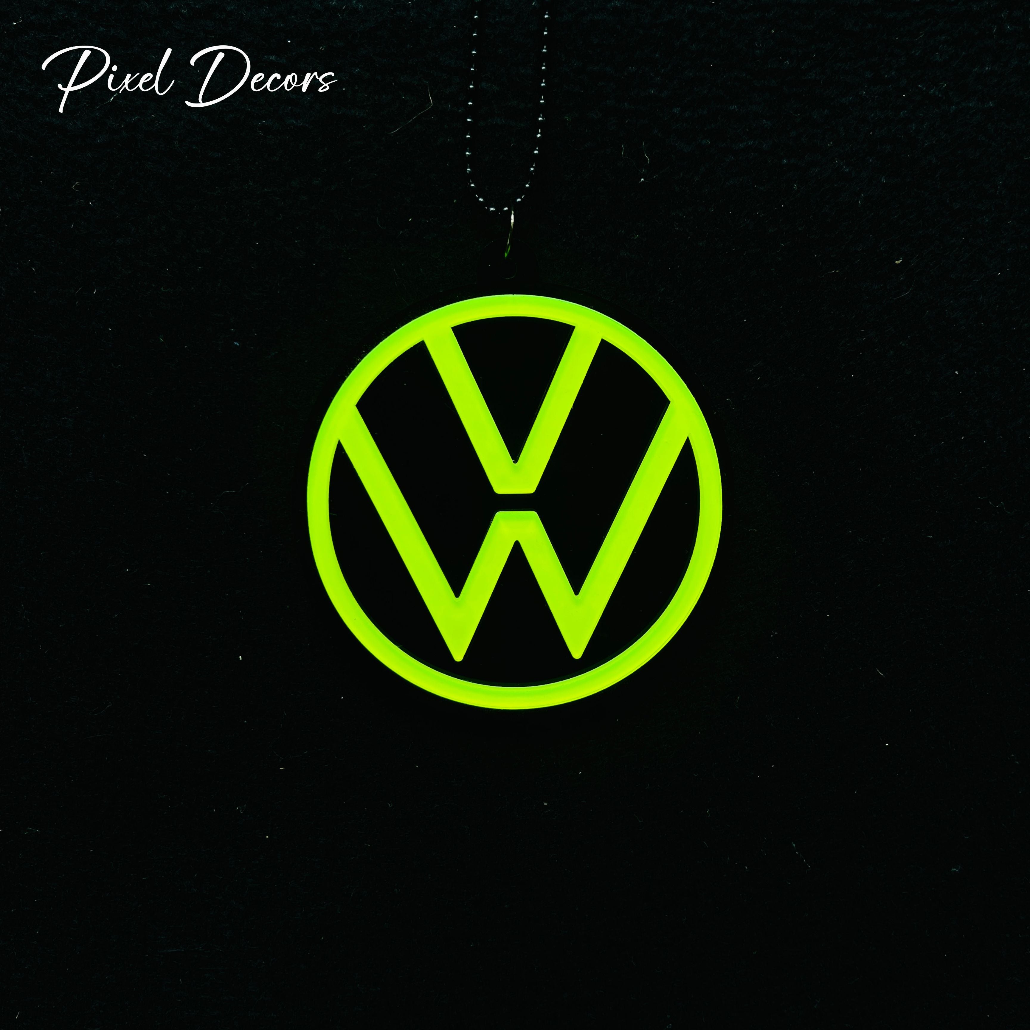 Volkswagen Fluorescent Car Mirror Hanging