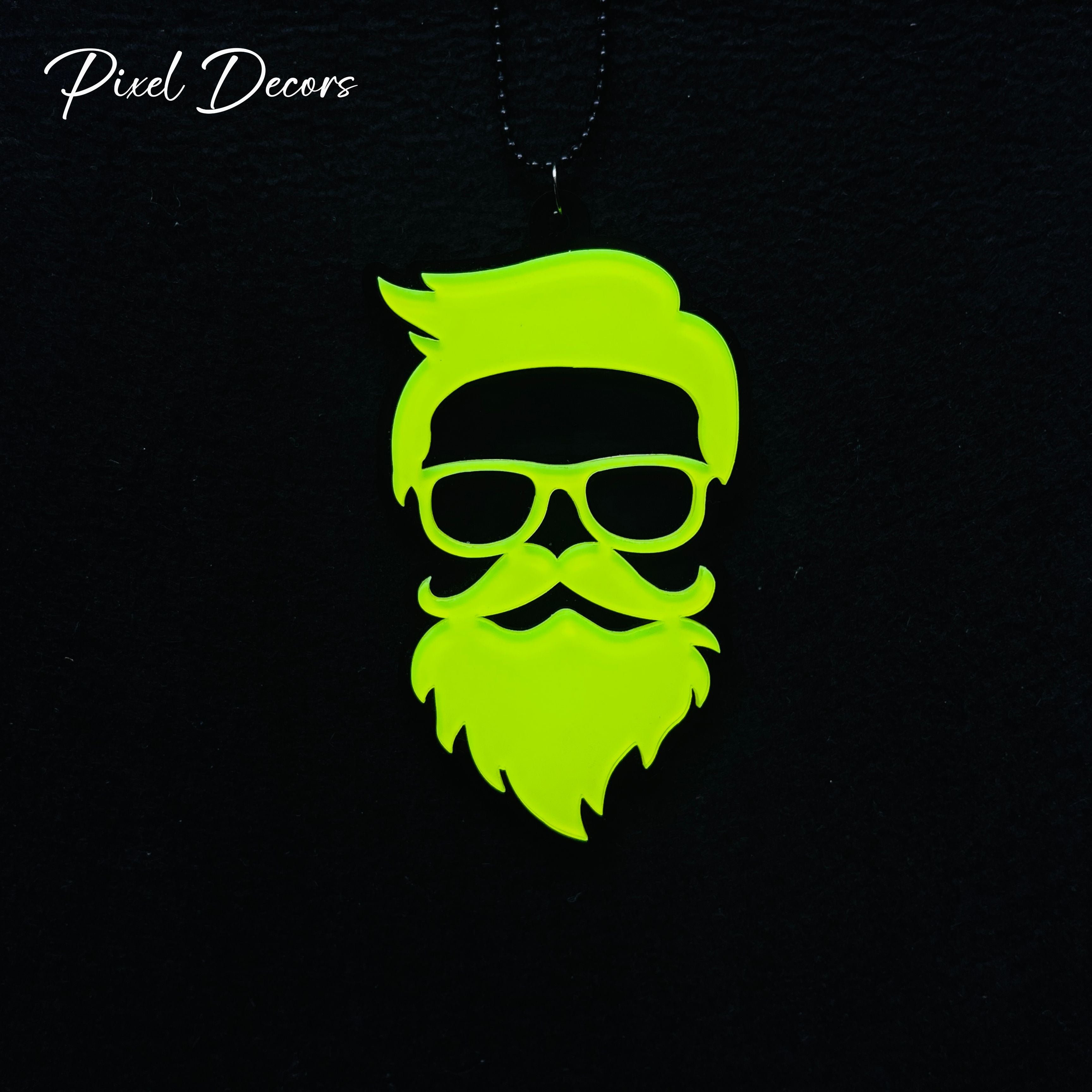 Hipster Fluorescent Car Mirror Hanging