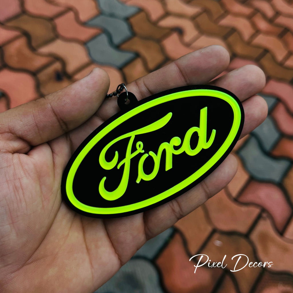 Ford Fluorescent Car Mirror Hanging