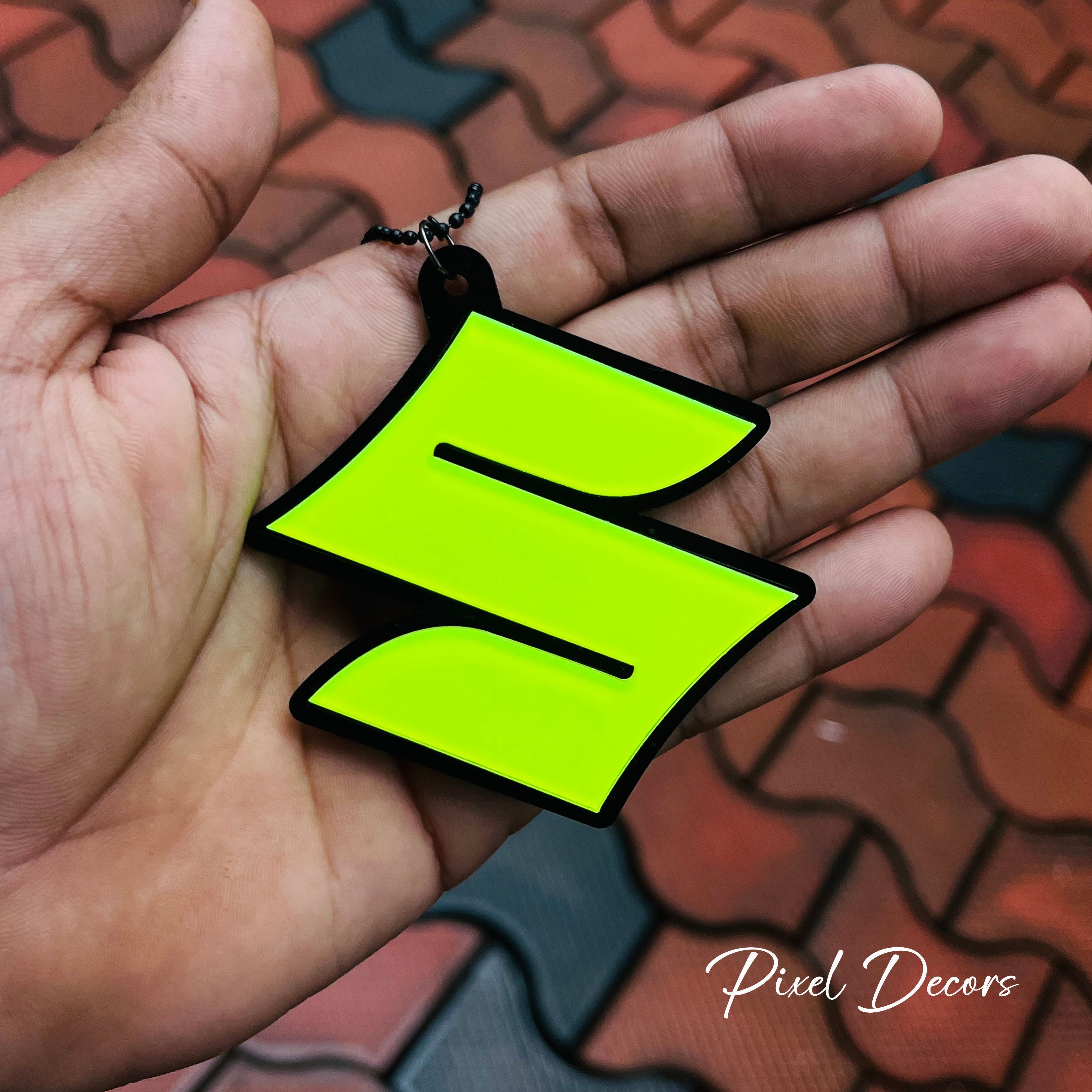 Suzuki Fluorescent Car Mirror Hanging