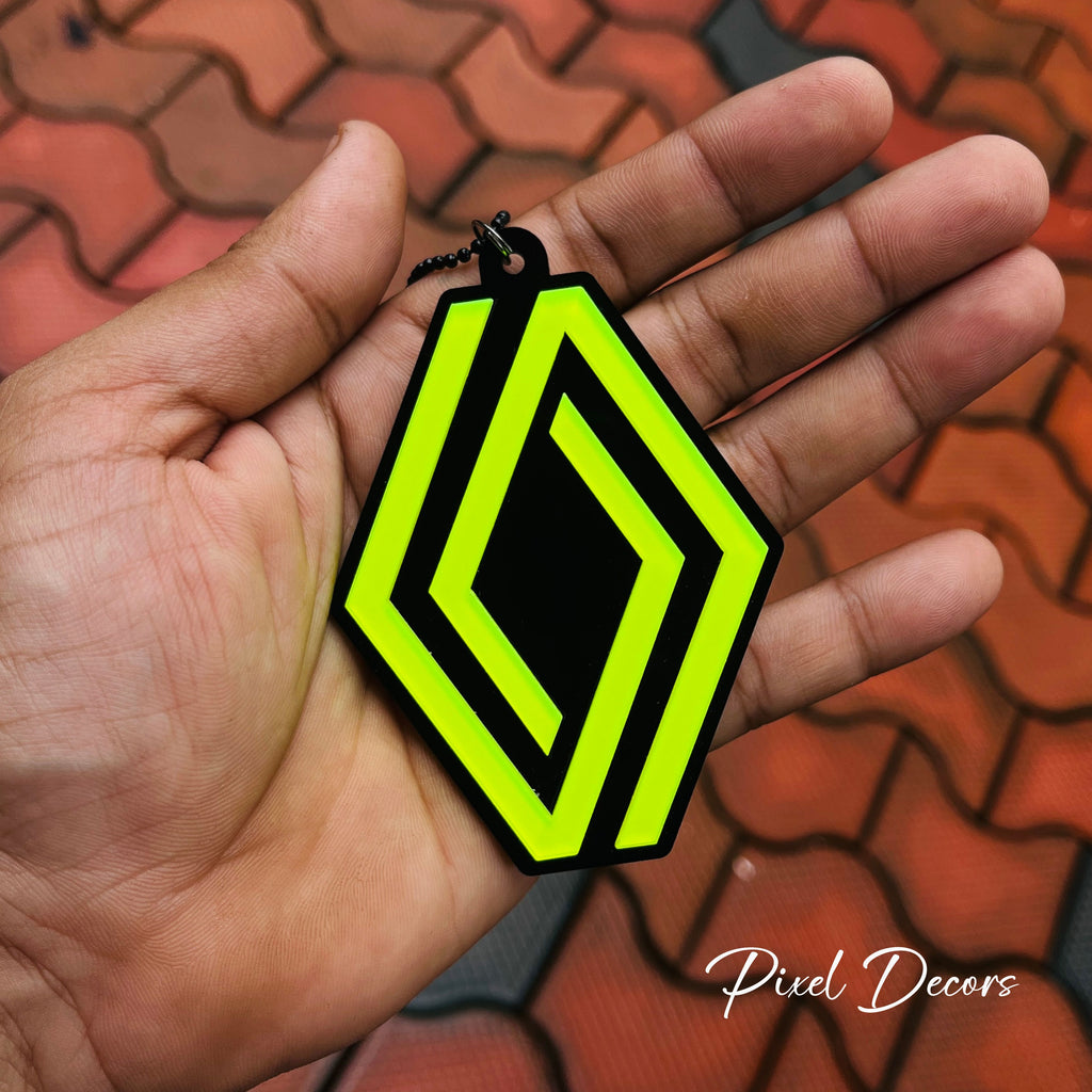 Renault Fluorescent Car Mirror Hanging