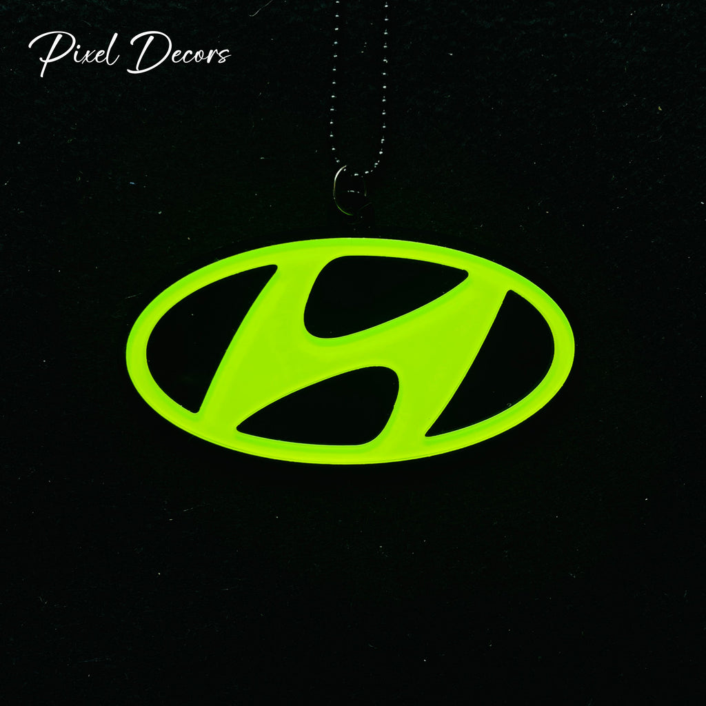 Hyundai Fluorescent Car Mirror Hanging