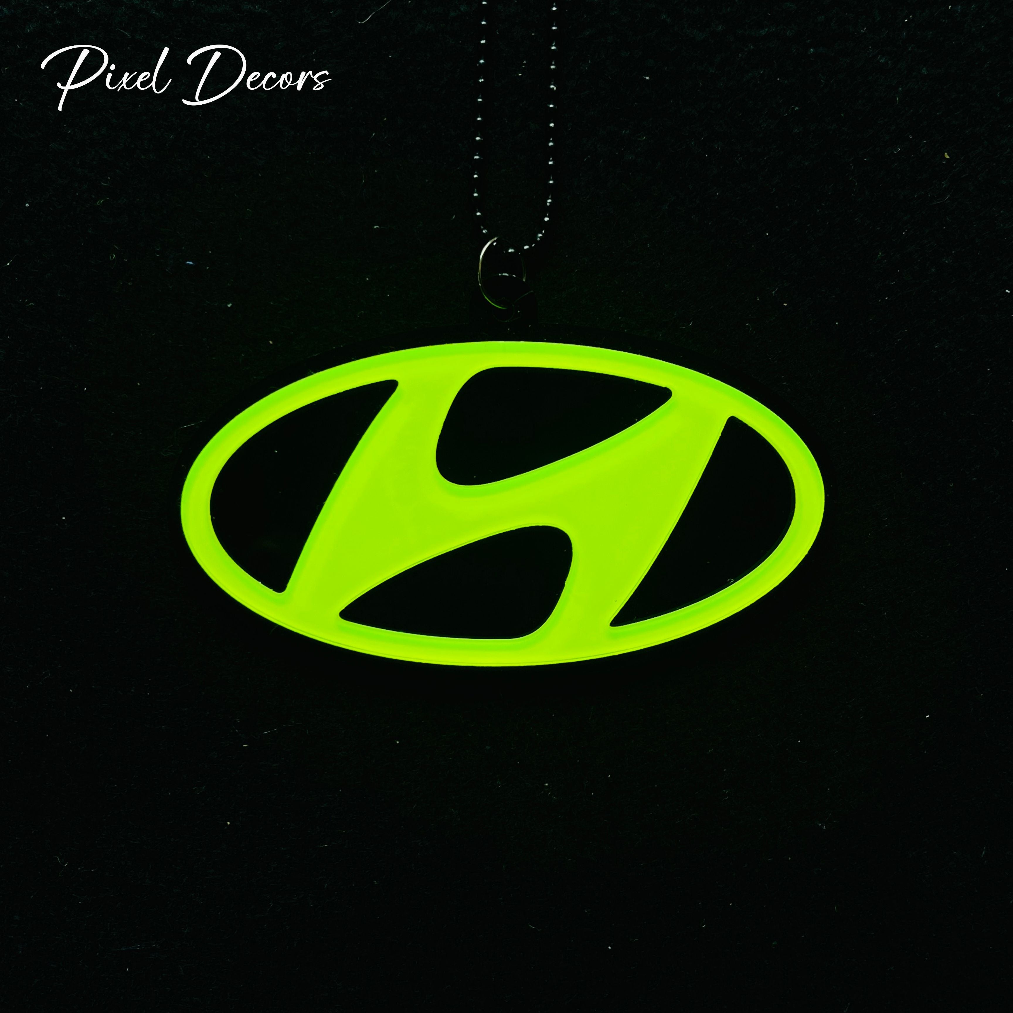 Hyundai Fluorescent Car Mirror Hanging