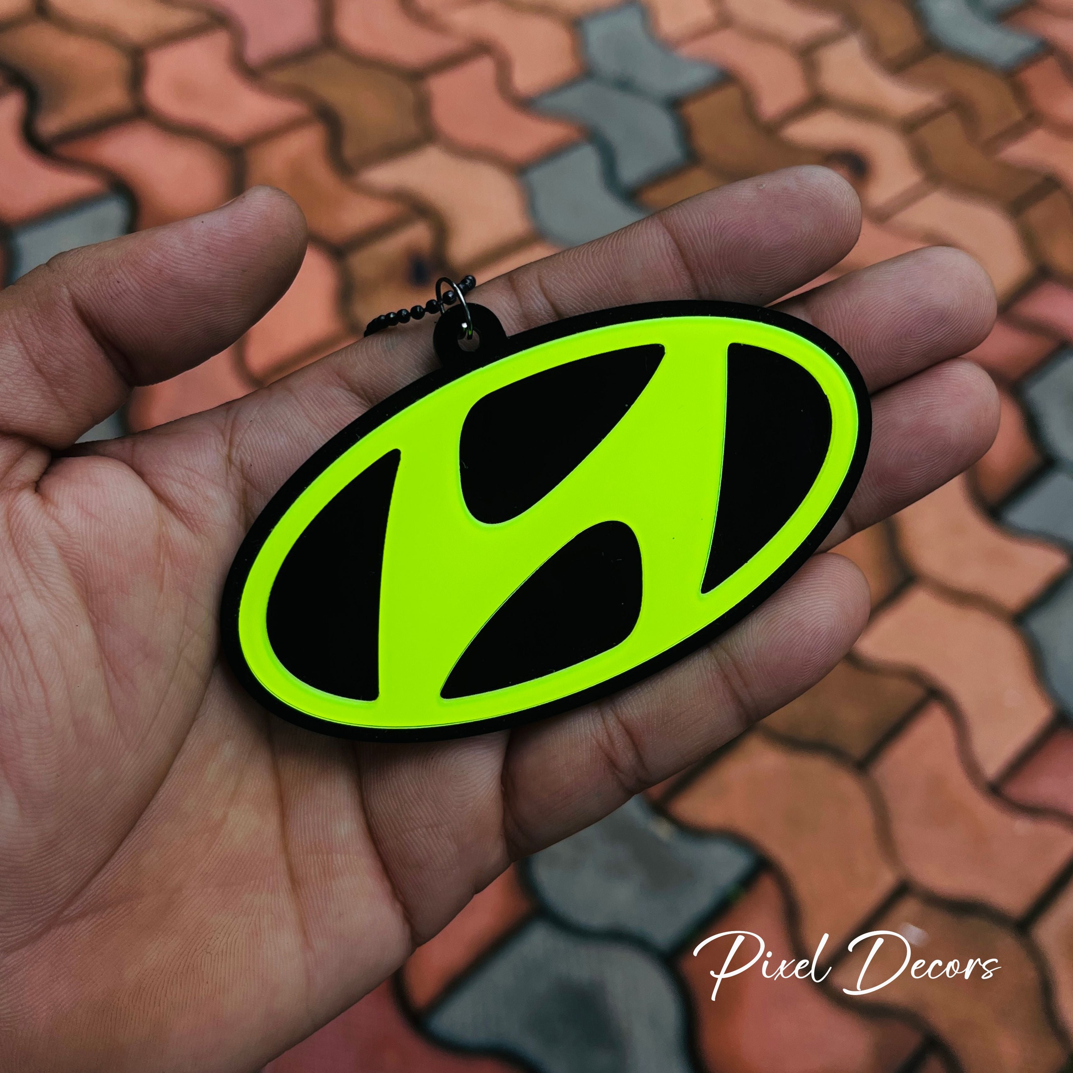 Hyundai Fluorescent Car Mirror Hanging