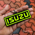 Isuzu Fluorescent Car Mirror Hanging