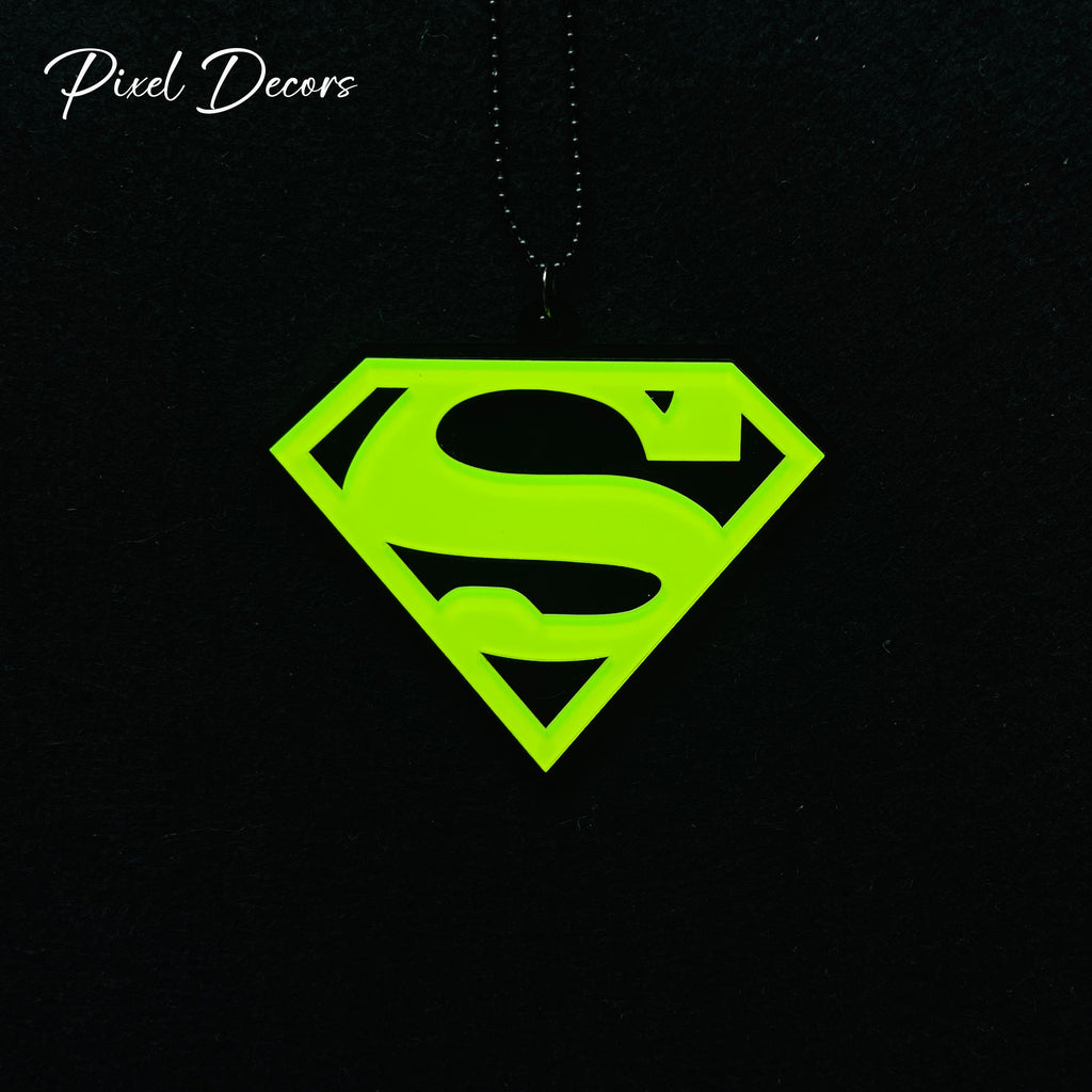 Superman Fluorescent Car Mirror Hanging