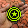 Captain America Fluorescent Car Mirror Hanging