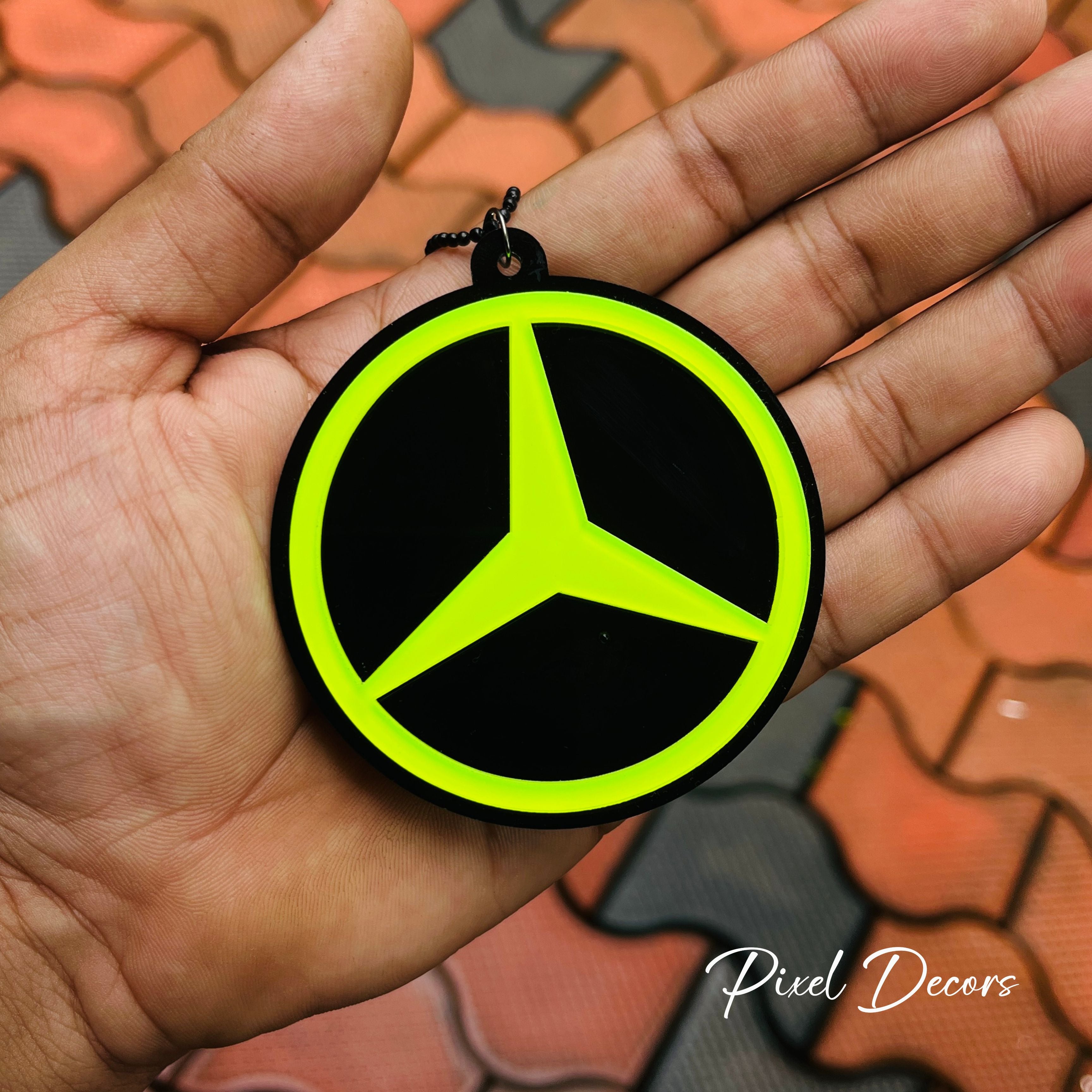 Mercedes-Benz Fluorescent Car Mirror Hanging