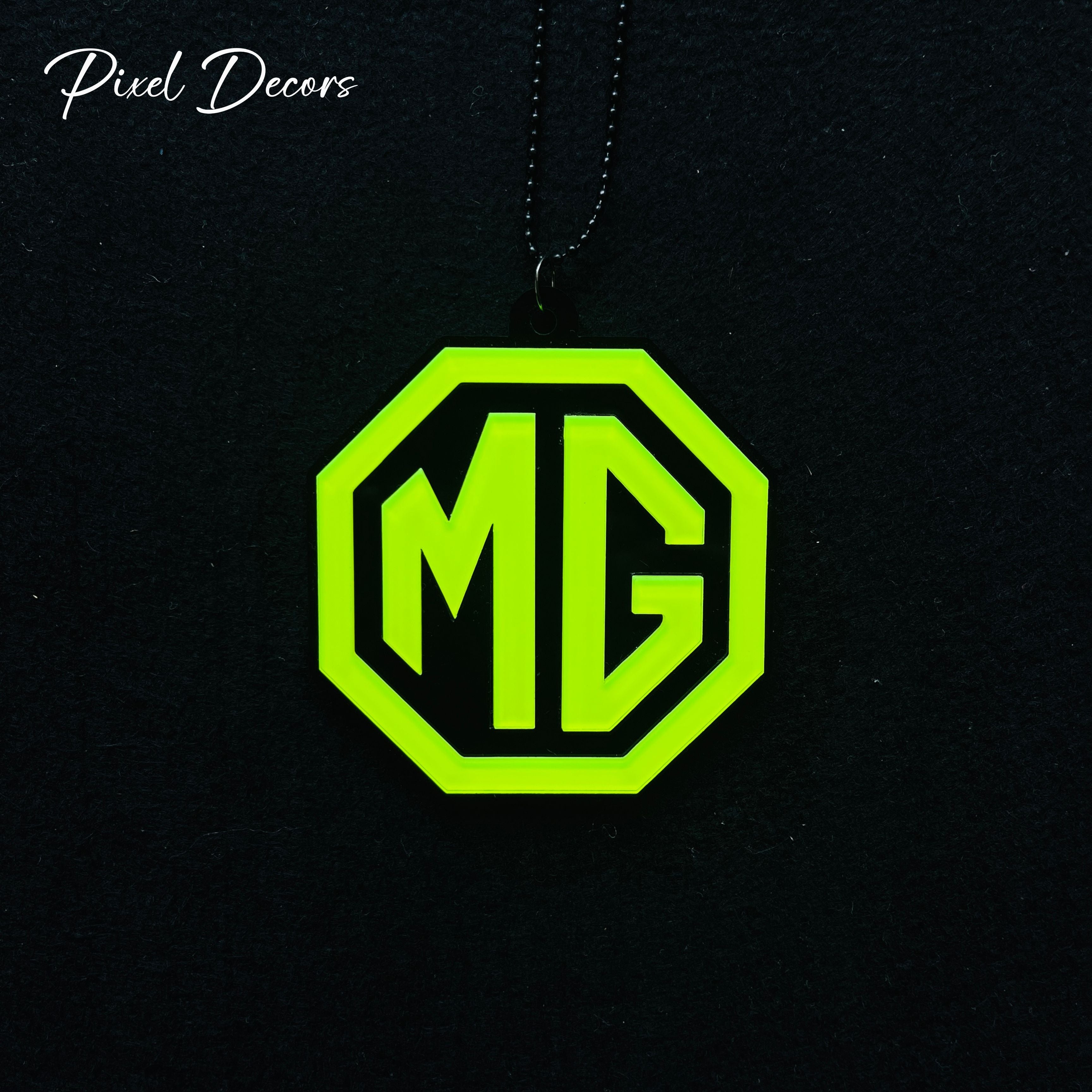 MG Fluorescent Car Mirror Hanging