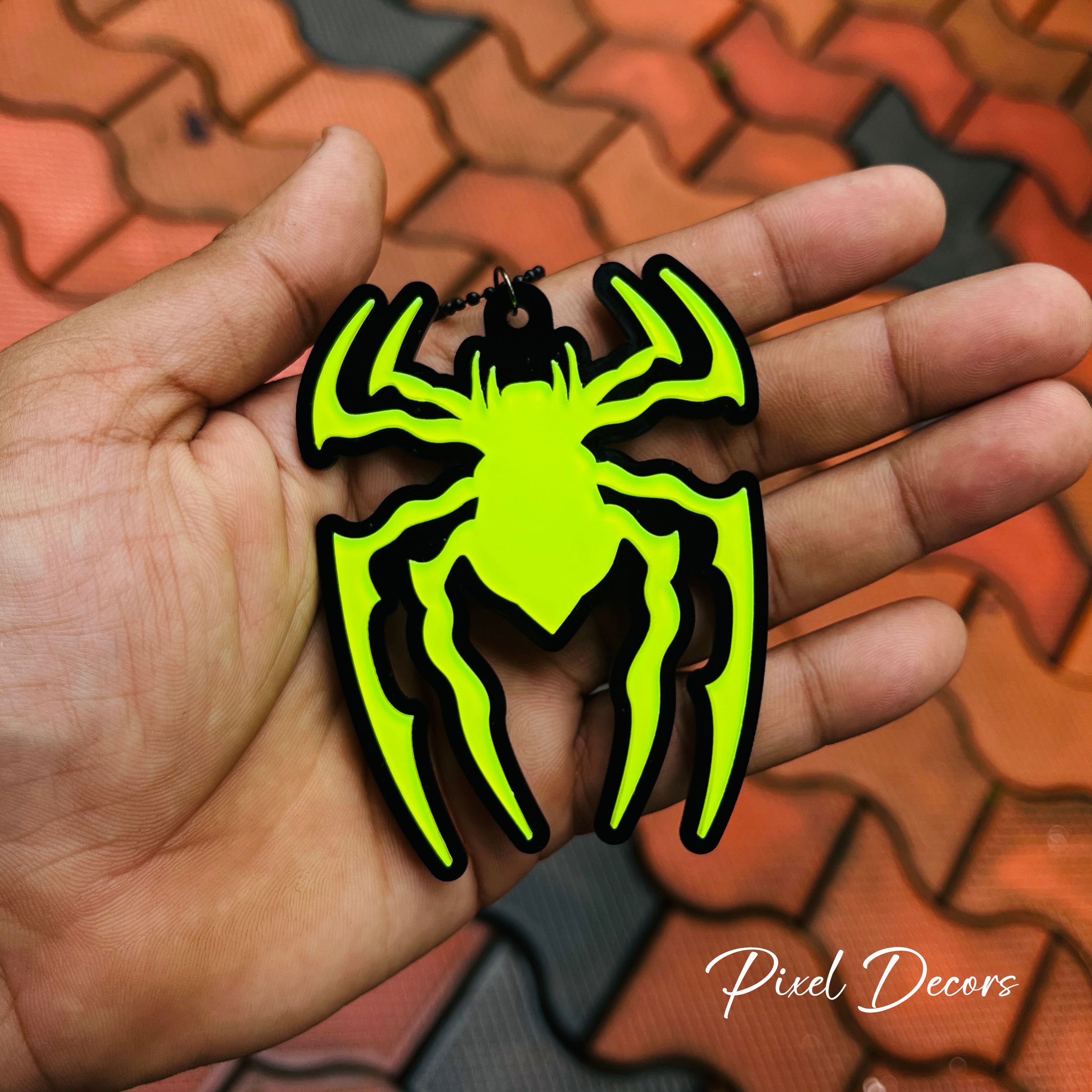 Spider Fluorescent Car Mirror Hanging