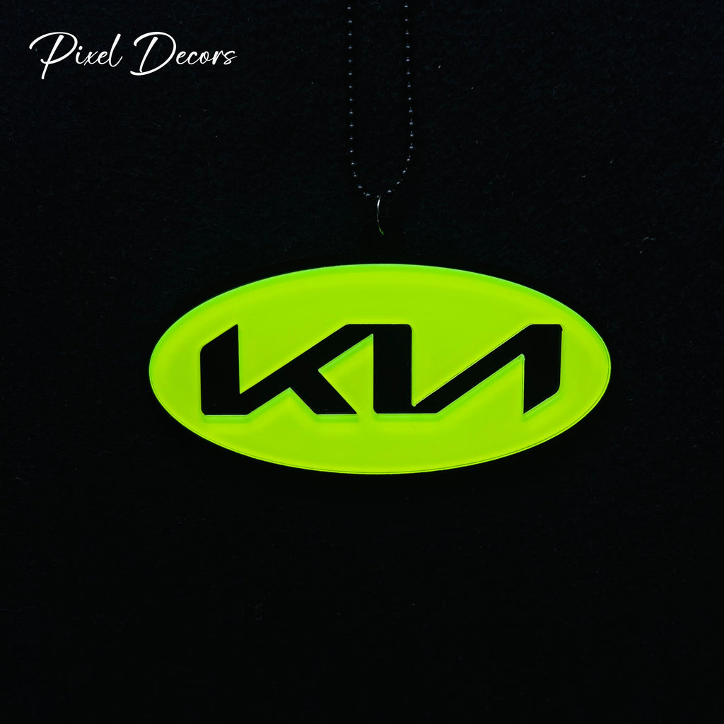 Kia Fluorescent Car Hanging