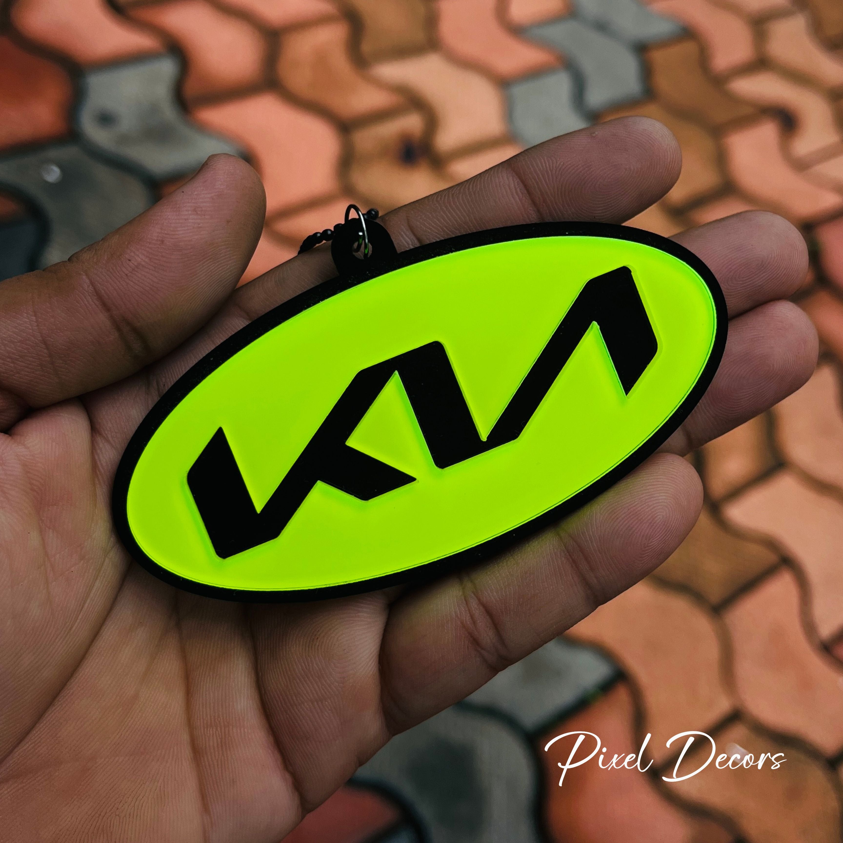 Kia Fluorescent Car Hanging