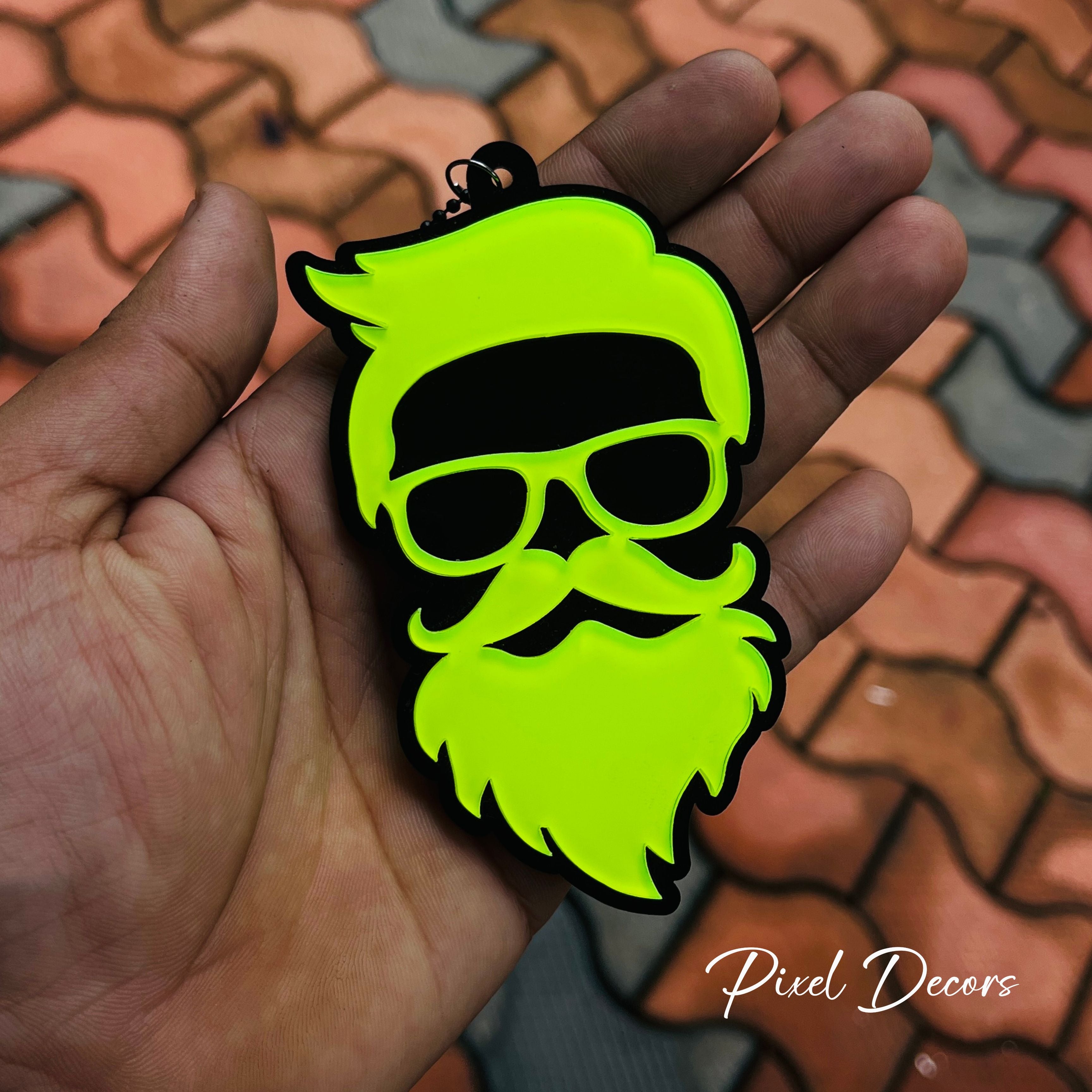 Hipster Fluorescent Car Mirror Hanging