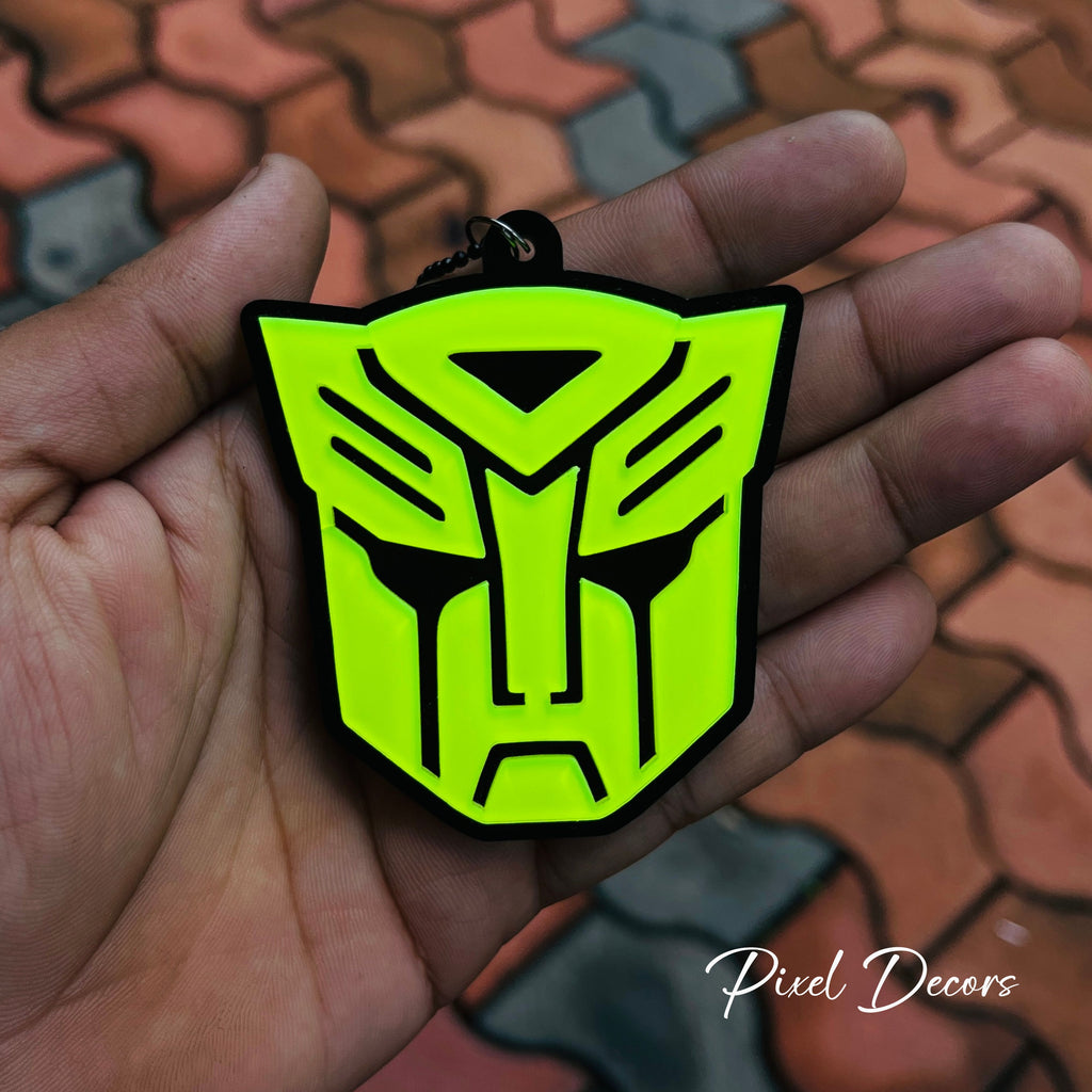 Transformer Fluorescent Car Mirror Hanging
