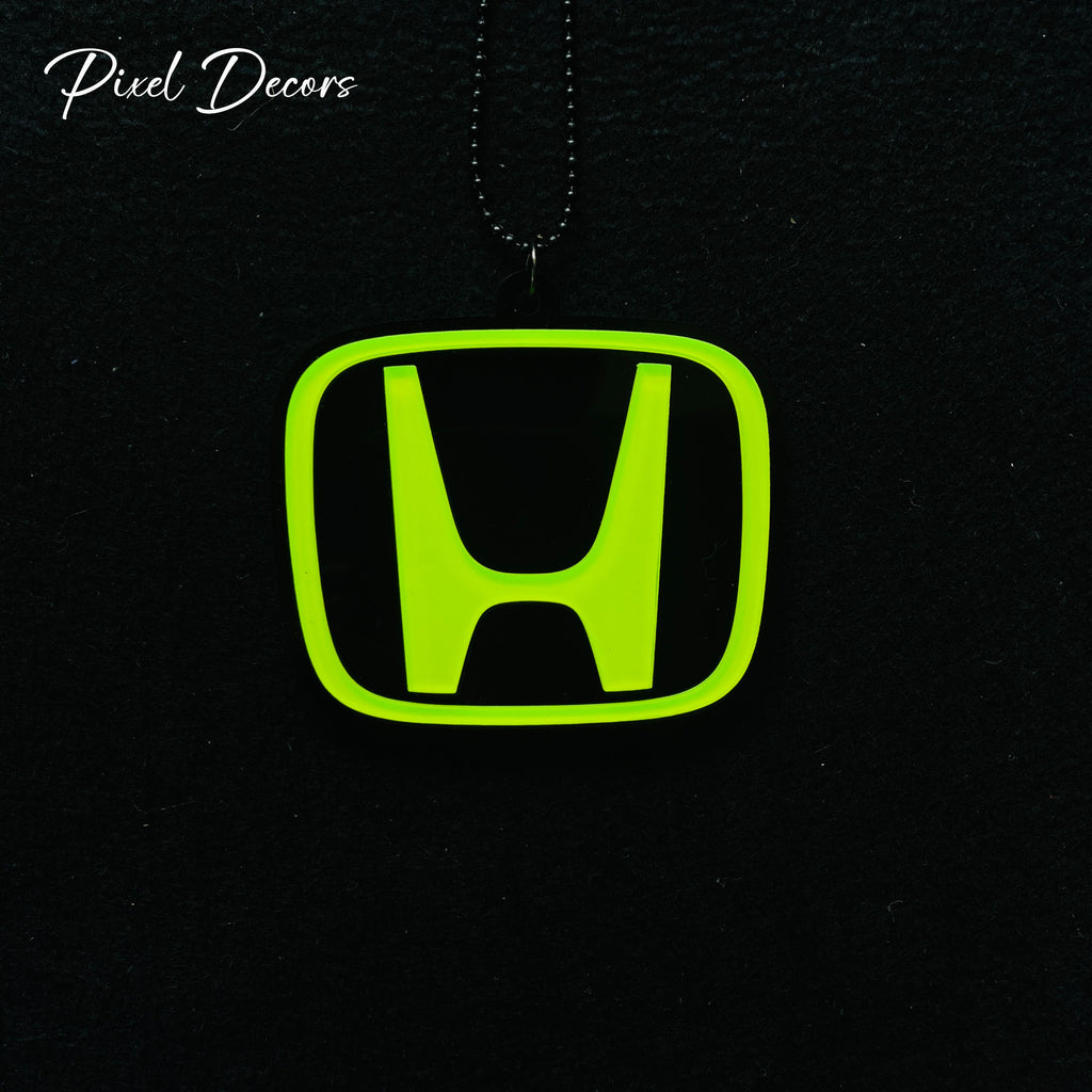 Honda Fluorescent Car Mirror Hanging