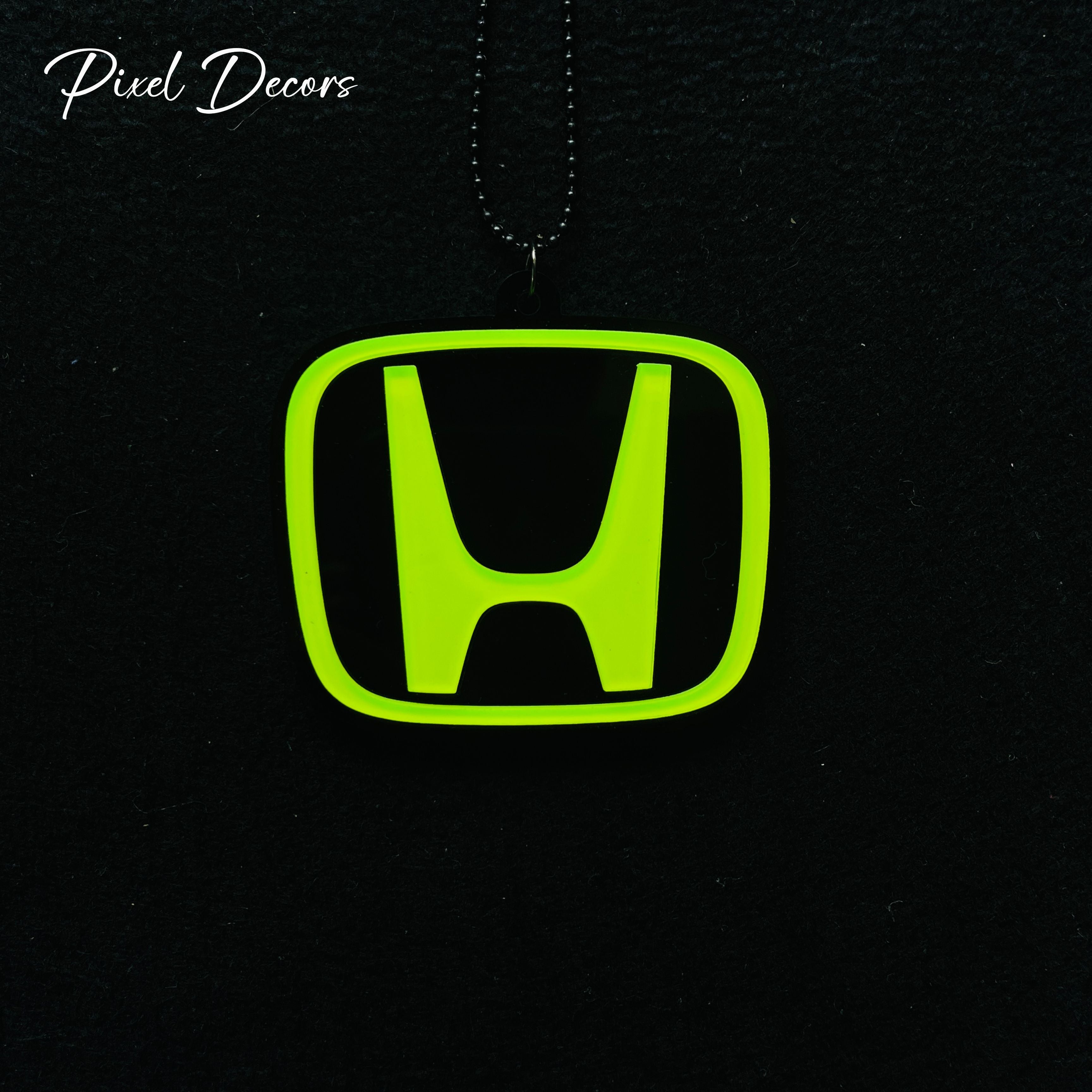 Honda Fluorescent Car Mirror Hanging